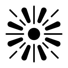 Firework glyph icon