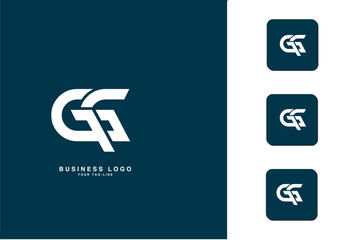 G, GG, Abstract Letters Logo Monogram