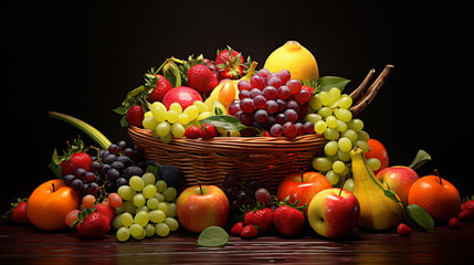 Fresh healthy fruit