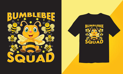 Bumblebee Squad T-shirt Design