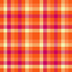 Tartan seamless background of vector textile check with a plaid pattern texture fabric.