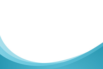 Blue wave modern background with white space for text and message. template design
