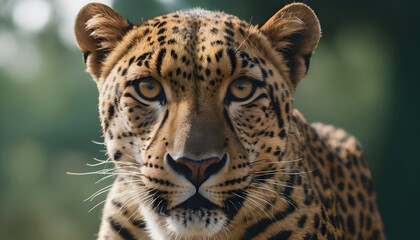 Obraz premium portrait of a leopard