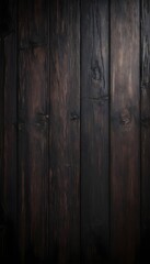 Obraz premium Aged wooden backdrop, abstract dark wooden texture