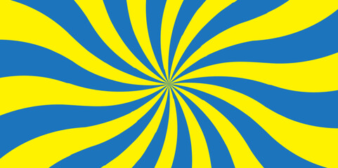 Abstract background with sunburst pattern colorful design. Vintage sunrays illustration swirl grunge backdrop line.	
