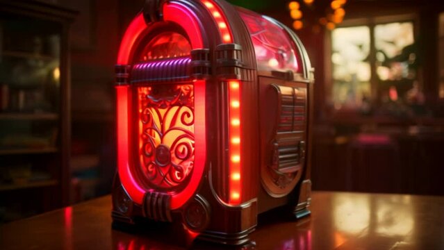 antique jukebox