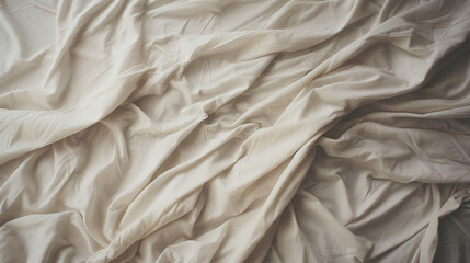 Messy bedding sheet