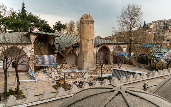 mosque in Kahramanmaras, earthquake