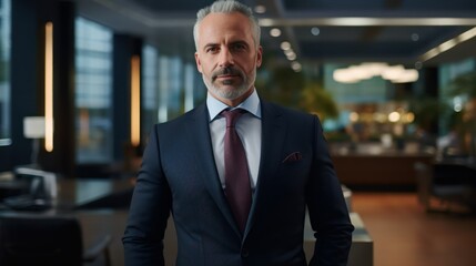 Fototapeta premium Businessman in an office