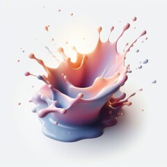 abstract background with liquid paint splash 

