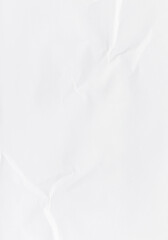 Obraz premium White Crumpled Paper Background