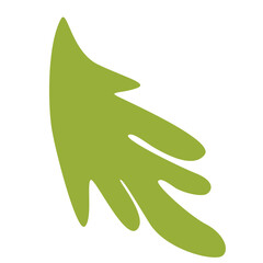 Abstract leaf icon