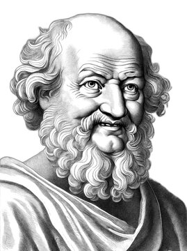 Democritus Greek philosopher, generative AI