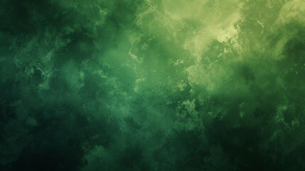 Fototapeta na wymiar Dark green gradient background for ST Patrick's day celebration design background