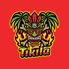 Tikila mascot character design