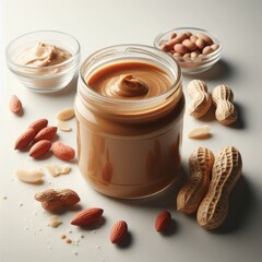 jar of peanut chocolate butter
