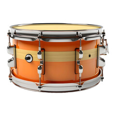 3D Rendering of a Colorful Drum on Transparent Background - Ai Generated
