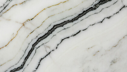 Fototapeta premium Oryginalna tekstura z kamienia naturalnego howlit, biało czarna, dekoracja płytka generative ai