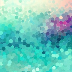 aquamarine, thistle, darkturquoise gradient soft pastel dot pattern