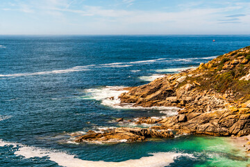 Naklejka premium Paisaje en las Islas Cíes, Galicia.