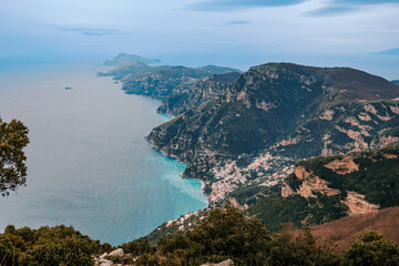 Amalfi Coast, traveling in Italy, landscapes and nature.