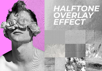 20 Halftone Overlay Textures