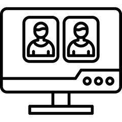 Online Interview Icon