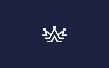 crown logo icon design vector design template inspiration
