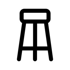 chair line icon