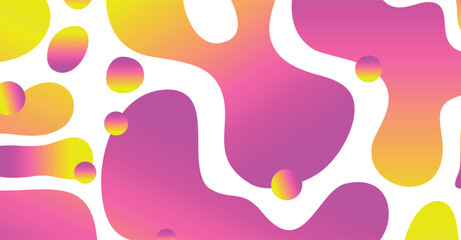 Abstract liquid wave with colorful background
