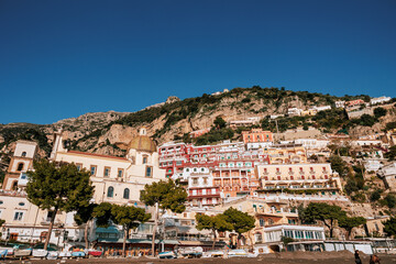 Fototapeta premium Amalfi Coast, traveling in Italy, landscapes and nature.