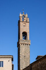 Obraz premium Palazzo dei Priori in Hilltop town of Montalcino,Tuscany,Italy