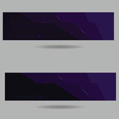 Banner background design for social media platfroms. 