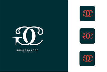 GC, CG, G, C, Abstract Letters Logo Monogram