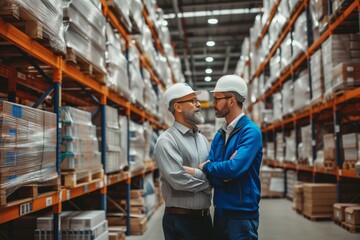 Warehouse Supervisor Consulting With Senior Manager