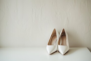 Elegant Wedding Shoes In Pristine White For The Perfect Bridal Look