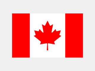 Flag Kanada, illustration vector of kanada flag
