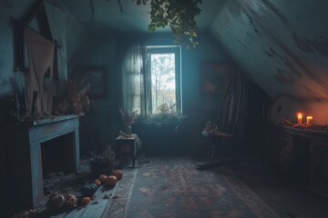 Enchanting Halloween Decor: Transform Your House Into A Spooky Witch's Lair With Haunting Forest Vibes