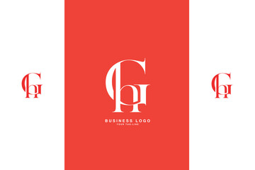 GH, HG, G, H, Abstract Letters Logo Monogram