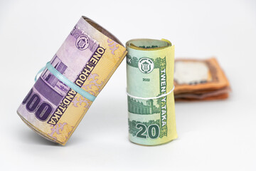 Bangladesh bank taka paper note currency