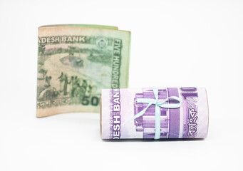 Bangladesh bank taka paper note currency