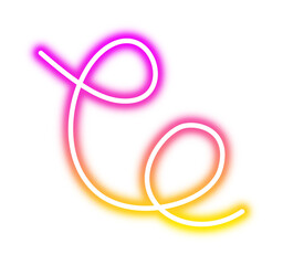 Abstract Colorful Gradient Neon