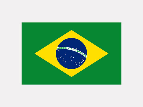 Brazil Flag, illustration vector of Brazil flag