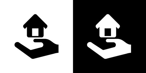 Naklejka premium Receiving hand icon. Down icon. Health. Business. Accepting hand gesture. Hands down gesture