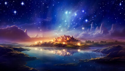 Starry Enclave A Mansion of Dreams