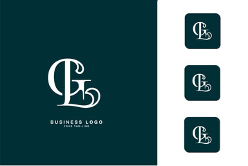 GL, LG, G, L, Abstract Letters Logo Monogram