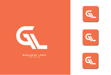 GL, LG, G, L, Abstract Letters Logo Monogram