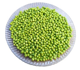 green peas in a plate