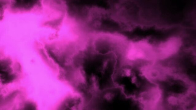 mystische pinke intergalaktische Nebelschwaden im Universum, Rauch, Wolken, Weltall
