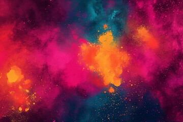 abstract background with paint, holi. Powder coatings - obrazy, fototapety, plakaty